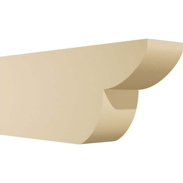 Ekena Millwork Standard Crestline 4 in. W x 8 in. H x 20 in. D Signature Urethane Rafter Tail Outlooker