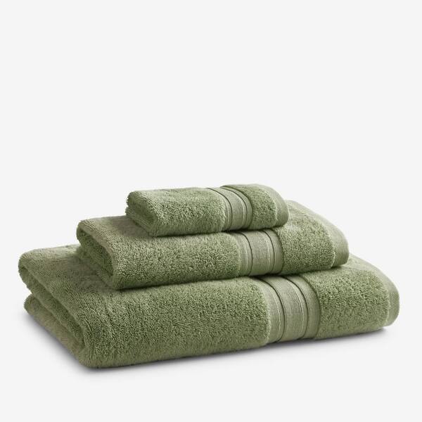 The Company Store Green Earth Quick Dry Micro Cotton Green Tea 36 in. x 20  in. Solid Bath Mat VH70-MAT-GRN-TEA - The Home Depot