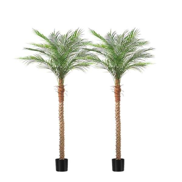 Vitalismo 8 ft. Artificial Palm Tree UV-Resistant Adjustable