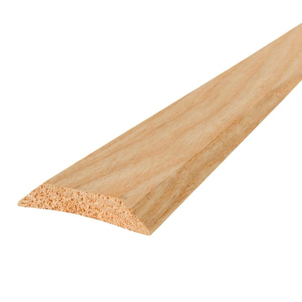 3-1/2 in. x 3/4 in. x 72 in. Natural Hardwood Low-Profile Threshold for Doorways