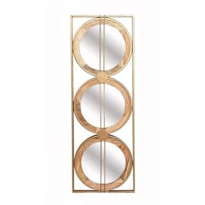 14 in. W x 40 in. H Modern Gold Framed Wall Mirror Decorative Mirror Home Wall Decor for Living Room, Entryway