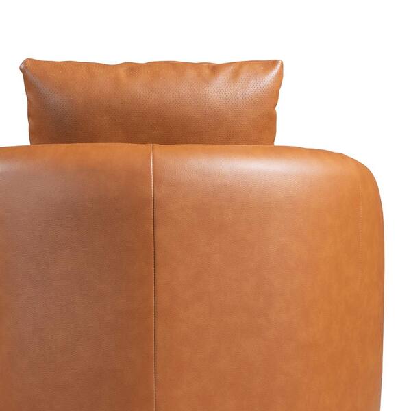 Cognac barrel chair hotsell