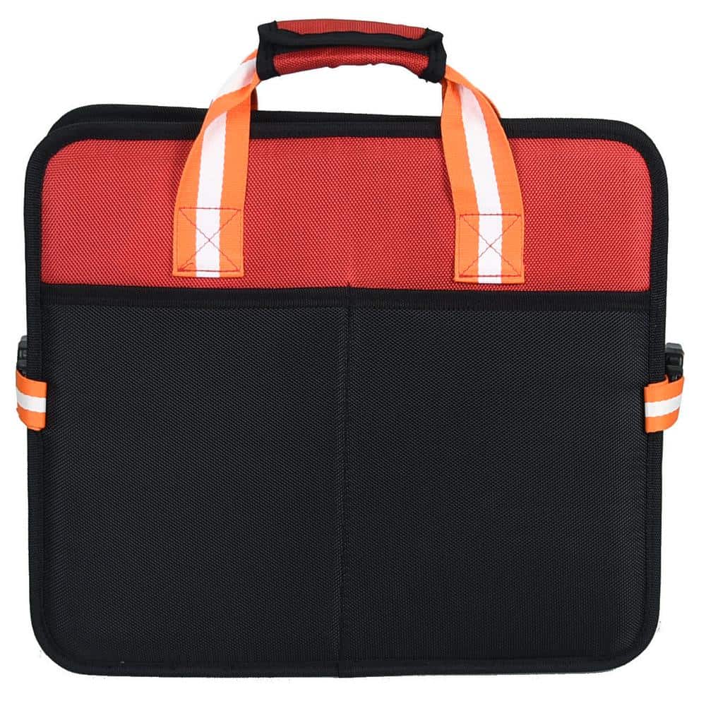 Large Red Nylon Folding Travel Pet Bed
