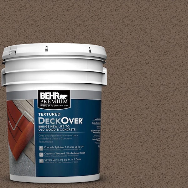 BEHR Premium Textured DeckOver 5 gal. #SC-141 Tugboat Textured Solid Color Exterior Wood and Concrete Coating