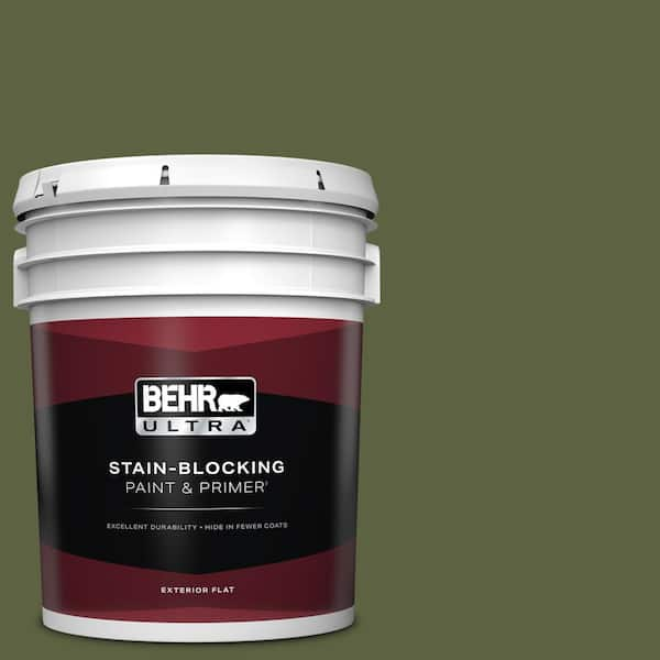 BEHR ULTRA 5 gal. #S360-7 Down to Earth Flat Exterior Paint & Primer