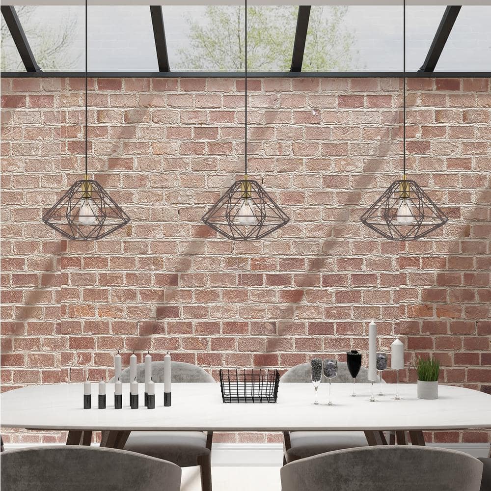 Bronze Geometric Mini Pendant Light for Indoor/Outdoor Use