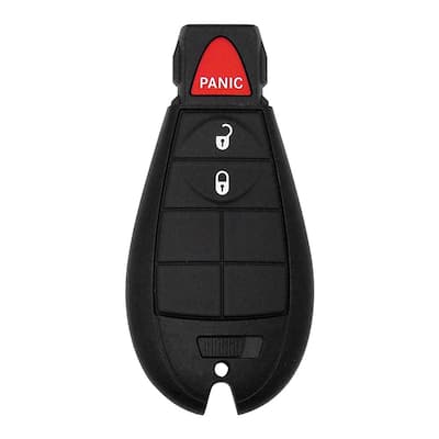 Chrysler, Dodge, and Jeep Simple Key - 3 Button Fobik with Emergency Key Insert