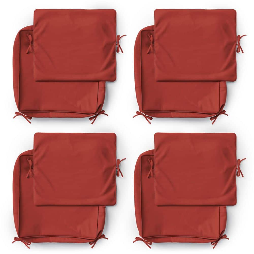 24 in. x 24 in. Slipcover Replacement Outdoor Waterproof Seat and Back Cover Set for Chair and Sofa Terra (4-Pack) price history on PriceWatchPro