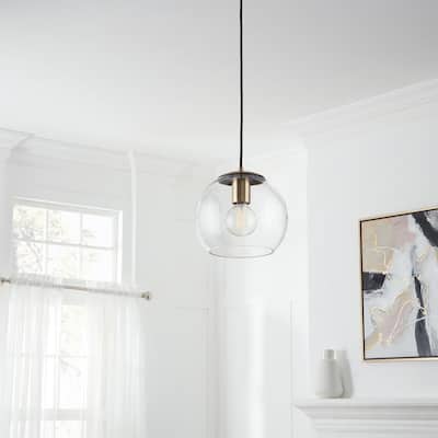 Globe Pendant Lights Lighting The Home Depot - Cb2 Candlestick Pendant Light