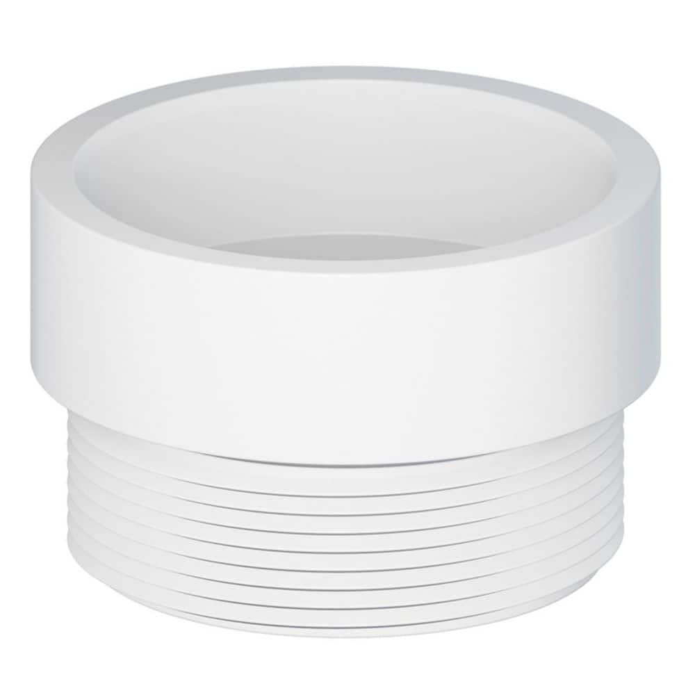 4 in. White PVC DWV Male Adapter, MPT x Hub Fitting for Drain, Waste & Vent Systems (25-Pack) price history on PriceWatchPro