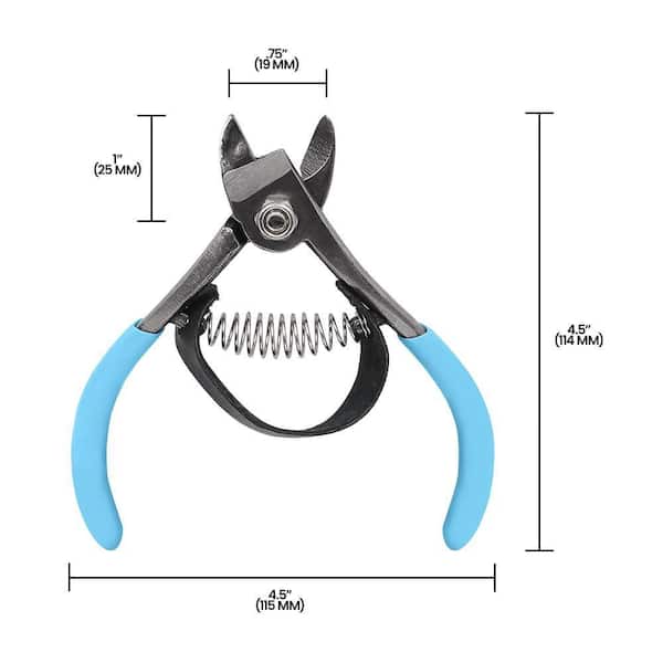 ZENPORT 5 in. L Forged Stainless Steel Fuji/Orange Fruit Clippers
