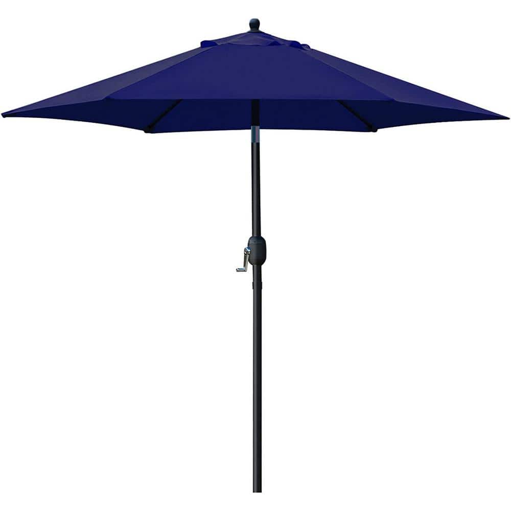 7.5 ft. Patio Umbrella Outdoor Table Market Umbrella with Push Button Tilt/
