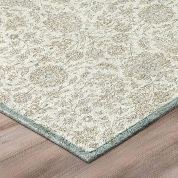 Chantille Machine Washable Indoor/Outdoor Abstract ACN3101 Ivory 3 ft. x 4 ft. Area Rug