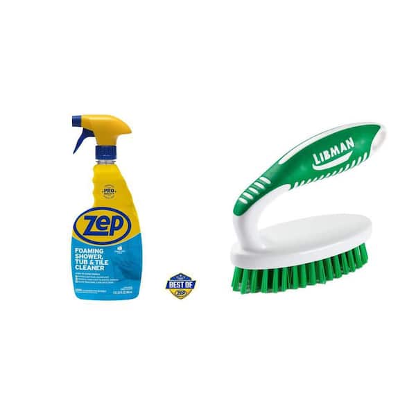 32 oz. Power Foam Tub and Tile Cleaner with Small Space Scrub Brush Combo