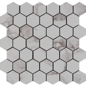 Statuario 12 in. x 12 in. Matte Porcelain Floor and Wall Tile (7.76 sq. ft./Case)