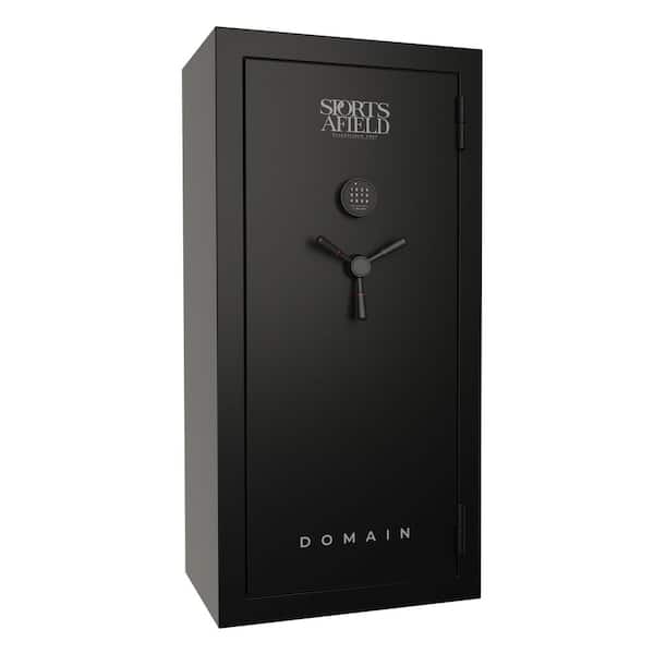 Domain 30-Gun Fireproof Electronic Lock Gun Safe, Black