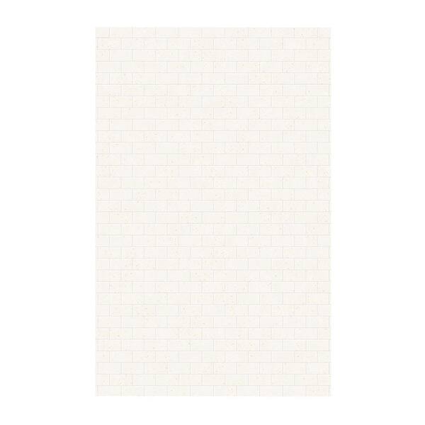 Swan Swan Subway Tile (62 in.) in W x (96 in.) in H. 1-PieceAdhesive Tile in Baby's Breath