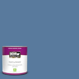 1 qt. #PPU14-02 Glass Sapphire Eggshell Enamel Low Odor Interior Paint & Primer