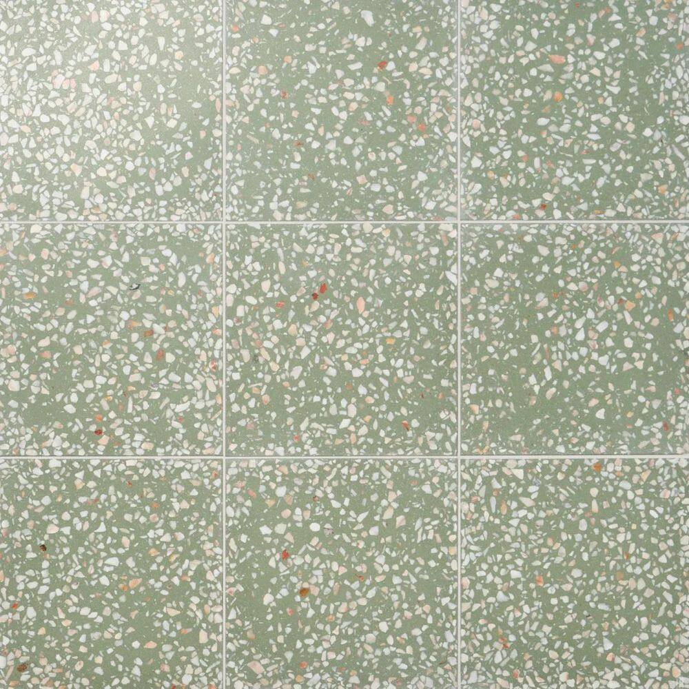 Raleigh Lisbon Green 16.4 in. x 16.4 in. Polished Terrazzo Floor and Wall Tile (3.61 Sq. Ft. / Case) price history on PriceWatchPro
