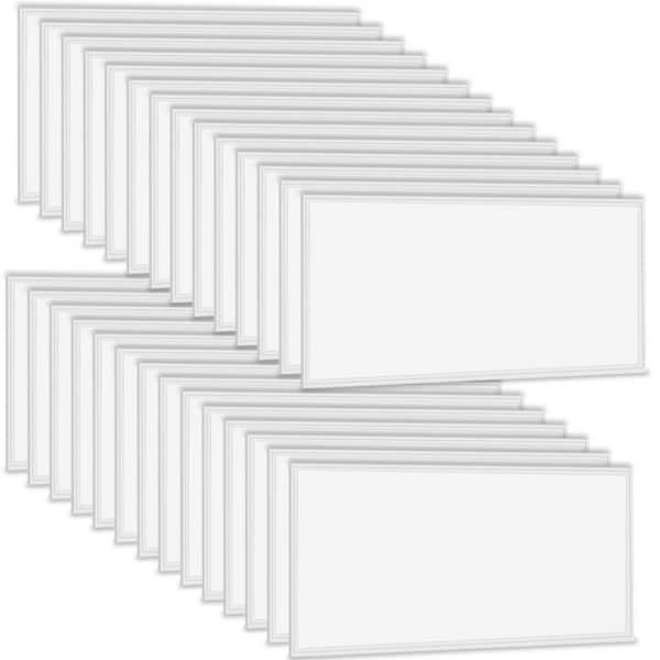 2 ft. x 4 ft. 7800 Lm Integrated LED Panel Light, 5000K Recessed Edge-Lit LED Flat Panel Light 110-277V (28-Pack)