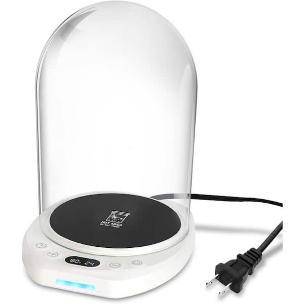 Sourdough Starter Warmer with Glass Dome Precise 1°F Temperature Control 70-120°F 0-24H Timer Auto On Off