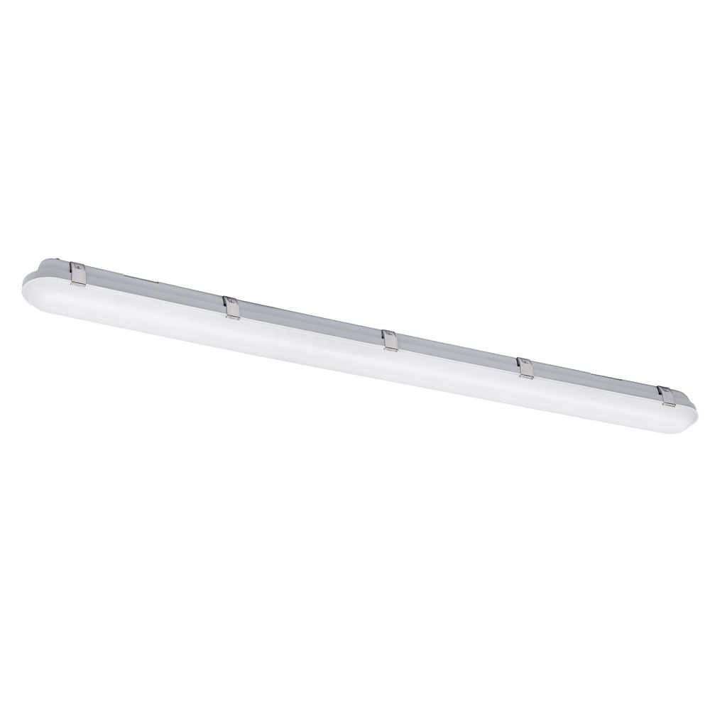 Vaportite Grey Outdoor Flush Mount Ceiling Light 1-Light 47.25 in. Integrated LED with White Polycarbonate Shade price history on PriceWatchPro