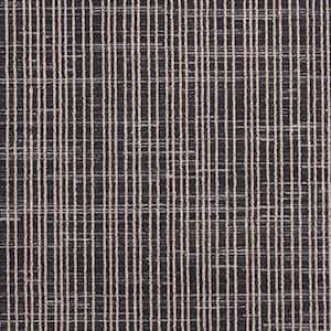 Living Bliss - Onyx - Black 13.2 ft. 29.49 oz. Polyester Loop Installed Carpet