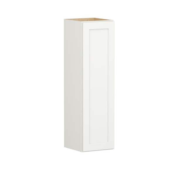 SIMPLY WOODMARK PRO Shaker Full Overlay 12 in. W x 12 in. D x 42 in. H Plywood Assembled Wall Kitchen Cabinet in Linen White