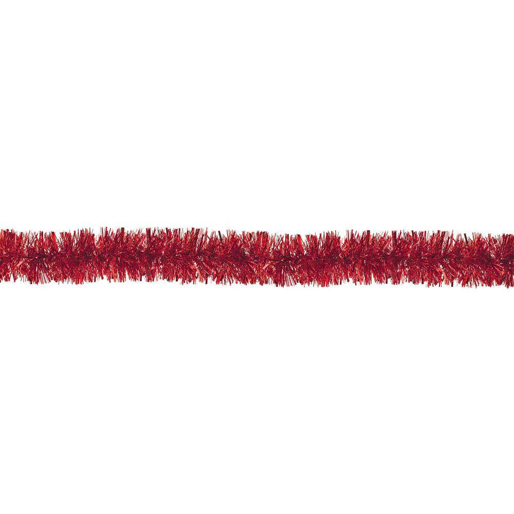 UPC 013051593759 product image for Amscan 9 ft. Red Tinsel Boa Garland (2-Pack) | upcitemdb.com