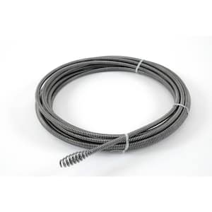 5/16 in. x 25 ft. C-1 IC Inner Core Drain Cleaning Snake Auger Machine Replacement Cable w/ Bulb Auger for K-45 Models