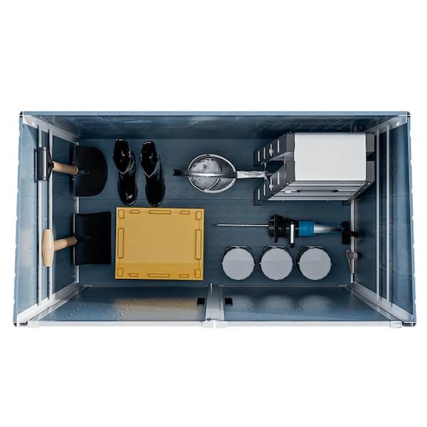 SOTEN RUGGED TABLET LLC 5 ft. W x 3 ft. D Outdoor Storage Plastic