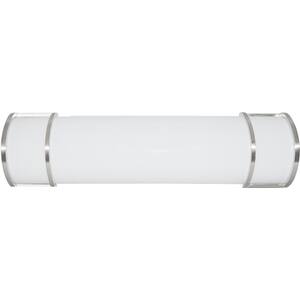 48 in. Brushed Nickel LED Bath Bar Vanity Light 4000K (3-Bulbs)