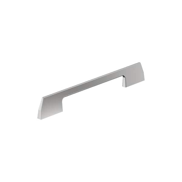 Amerock Angle 6-5/16 in. (160mm) Center-to-Center Modern Polished Chrome Arch Cabinet Pull