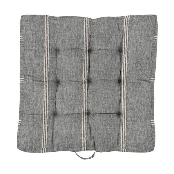 SORRA HOME Sorra Home 24 x 24 x 5 Deep Seating Outdoor Floor Cushion in Sunbrella Lengthen Stone