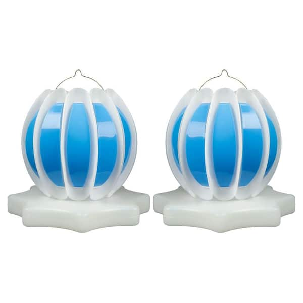 Poolmaster Floating Solar Swimming Pool Lantern - 2 Pack in Blue