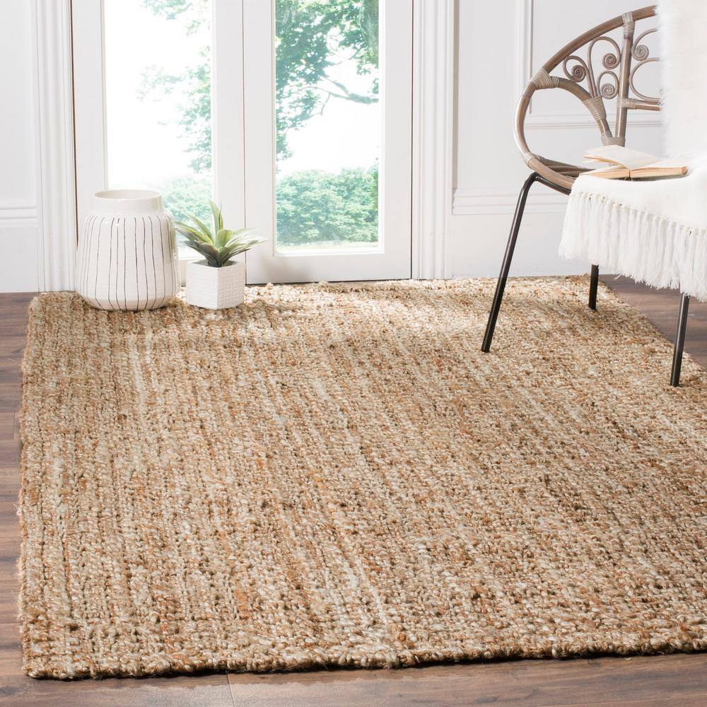 Hand-Knotted Natural Jute & Sisal 8' x 10' Area Rug