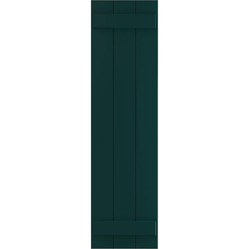 TruFit PVC 16.125 in. W x 43 in. H Board and Batten Shutters Pair in Thermal Green price history on PriceWatchPro