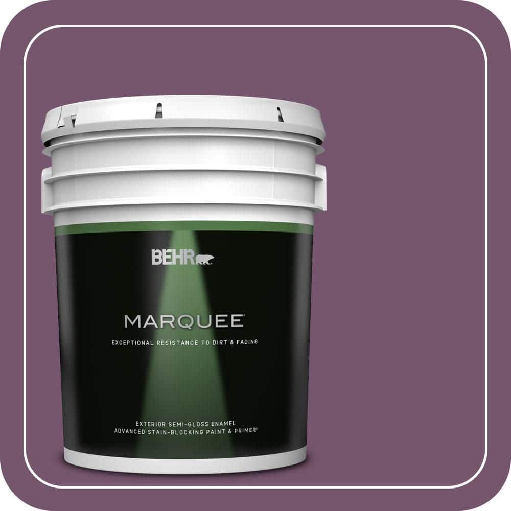 5 gal. #PMD-87 Exotic Orchid Semi-Gloss Enamel Exterior Paint & Primer product image for price tracking