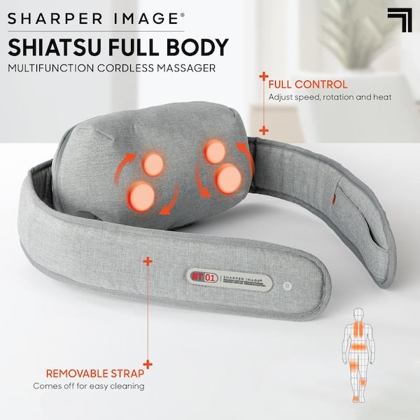 Sharper Image Shiatsu Massage Seat Topper