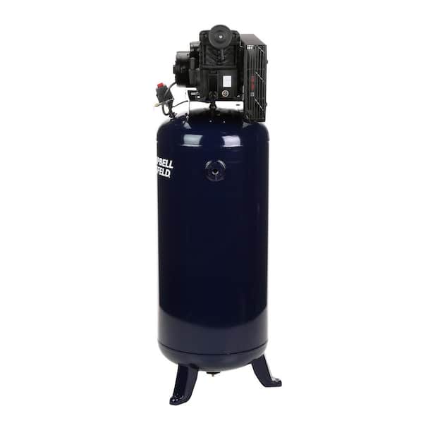 10.2 CFM 3.7 HP 230-Volt 1 PH (VT6195) 60 Gal. Electric Vertical Single-Stage Stationary Air Compressor