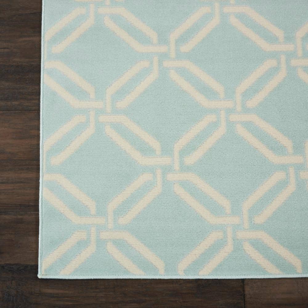 Moroccan Farmhouse Jubilant Green 8' x 10' Viscose Blend Area Rug