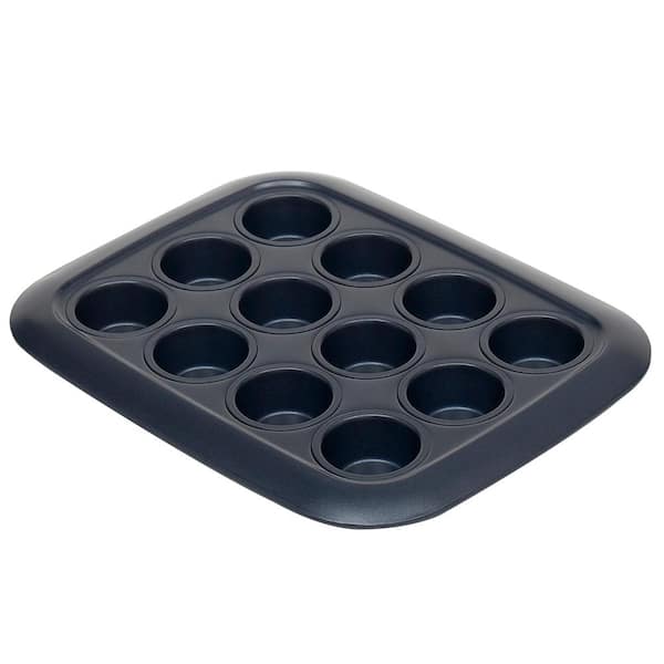 24 Mini Cupcake Holder Non-Stick Carbon Steel Pan