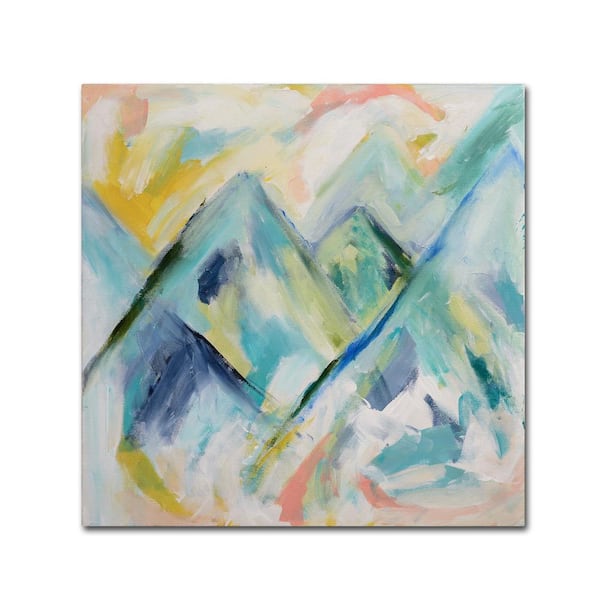 Trademark Fine Art 18 in. x 18 in. "Mile High" by Carrie Schmitt Printed Canvas Wall Art
