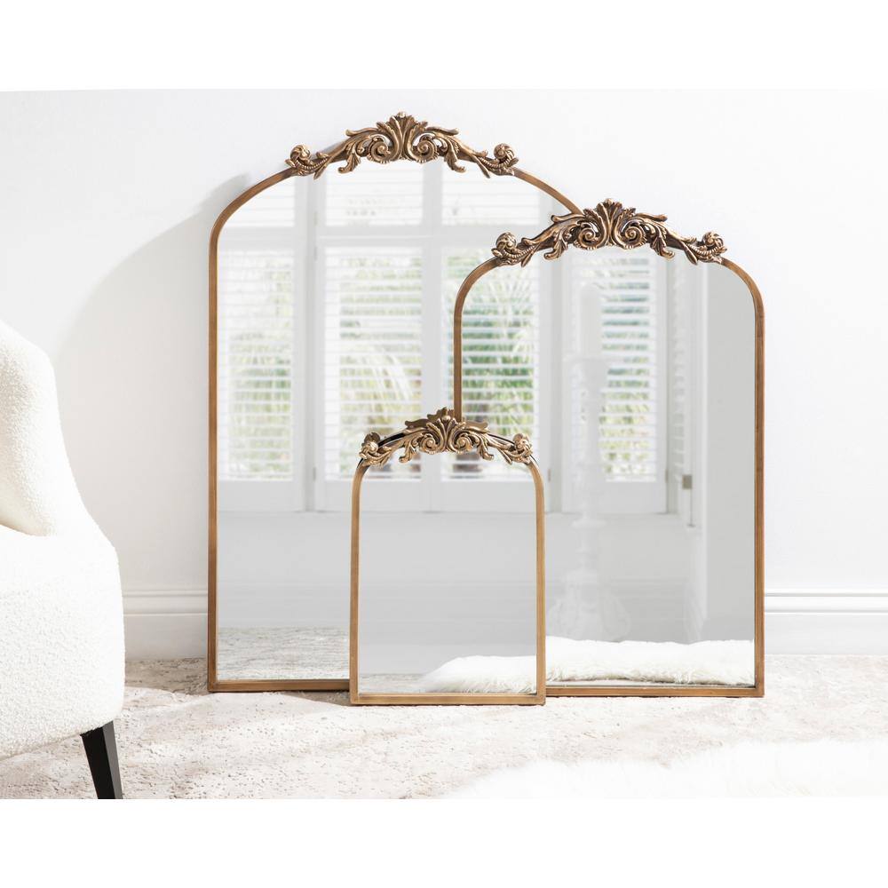 Arendahl Baroque Gold Arch 40'' Wall Mirror