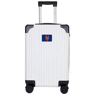 New York Mets premium 2-Toned 21 in. Carry-On Hardcase in White