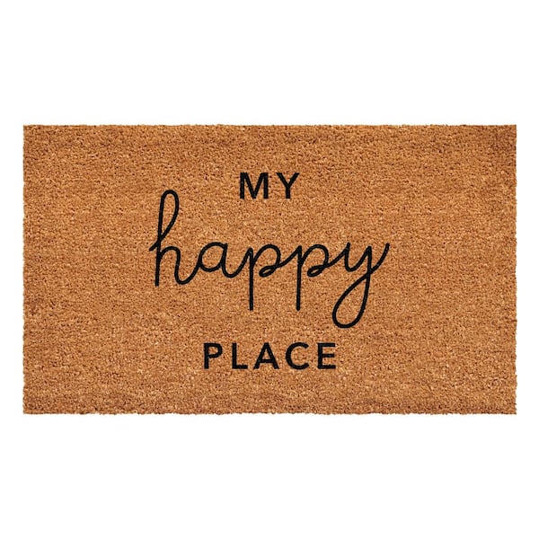 Calloway Mills 24 in. x 36 in. My Happy Place Doormat