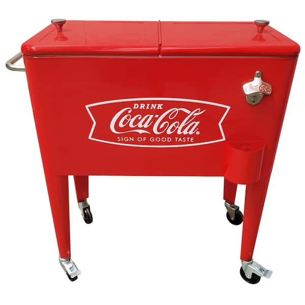 coca cola cooler stand