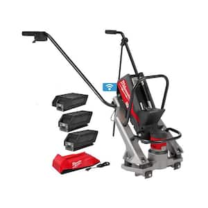 MX FUEL Lithium-Ion Cordless Vibratory Screed with (2) Batteries and Charger w/REDLITHIUM XC406 Battery Pack