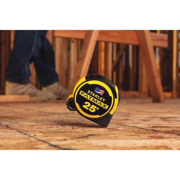 Tacoma Screw Products  Stanley Tape Measure — 1 Wide Blade x 25 ft.