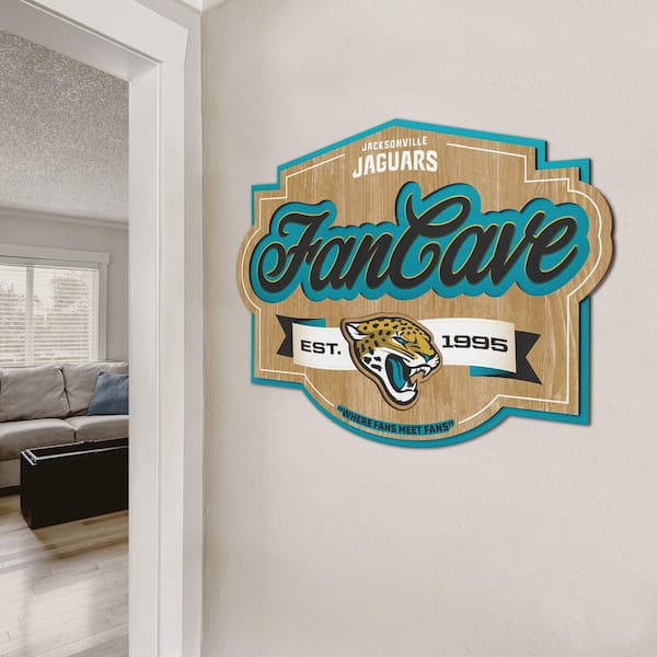 YouTheFan NFL Jacksonville Jaguars Fan Cave Sign